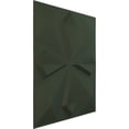 thumbnail image 2 of Ekena Millwork 19 5/8"W x 19 5/8"H Nikki EnduraWall Decorative 3D Wall Panel, UltraCover Satin Hunt Club Green (12-Pack for 32.04 Sq. Ft.), 2 of 6