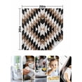 thumbnail image 5 of Abstract Aztec Cloth Napkins Washable Set of 6, Brown Geometric Farmhouse Southwestern Reusable Dinner Table Napkins Cloth Bulk for Weddings Kitchen Restaurants Hotel Events Parties 20 x 20 Inch, 5 of 9