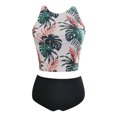 thumbnail image 3 of New Sexy Tropical Plant Print Split Bikini Swimsuit Pattern Beach Suit, 3 of 9