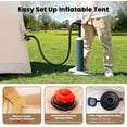 thumbnail image 4 of Inflatable Tents for Camping, Blow Up Tent with Hand Pump, Easy Setup Inflatable Camping Tent with Stove Jack, Waterproof Oxford Air Glamping Tents for Camping Adult 6-8 Person, 4 of 9