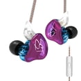 thumbnail image 1 of Auriculares con cable Jack de 3,5 mm, auriculares deportivos a prueba de sudor, auriculares portátiles de viaje con bajos, universales con tapones para los oídos, coloridos con micrófono Scienceny EL005370-01B, 1 of 2