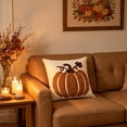 thumbnail image 5 of Halloween Decoration for Home Indoor Outdoor Clearance Under $5.00!Fall Halloween Pumpkin Tufted Throw Pillow Cover Embroidered Decorative Cushion Cover Holiday Couch Sofa Bed Home Decor Pillowcase, 5 of 7