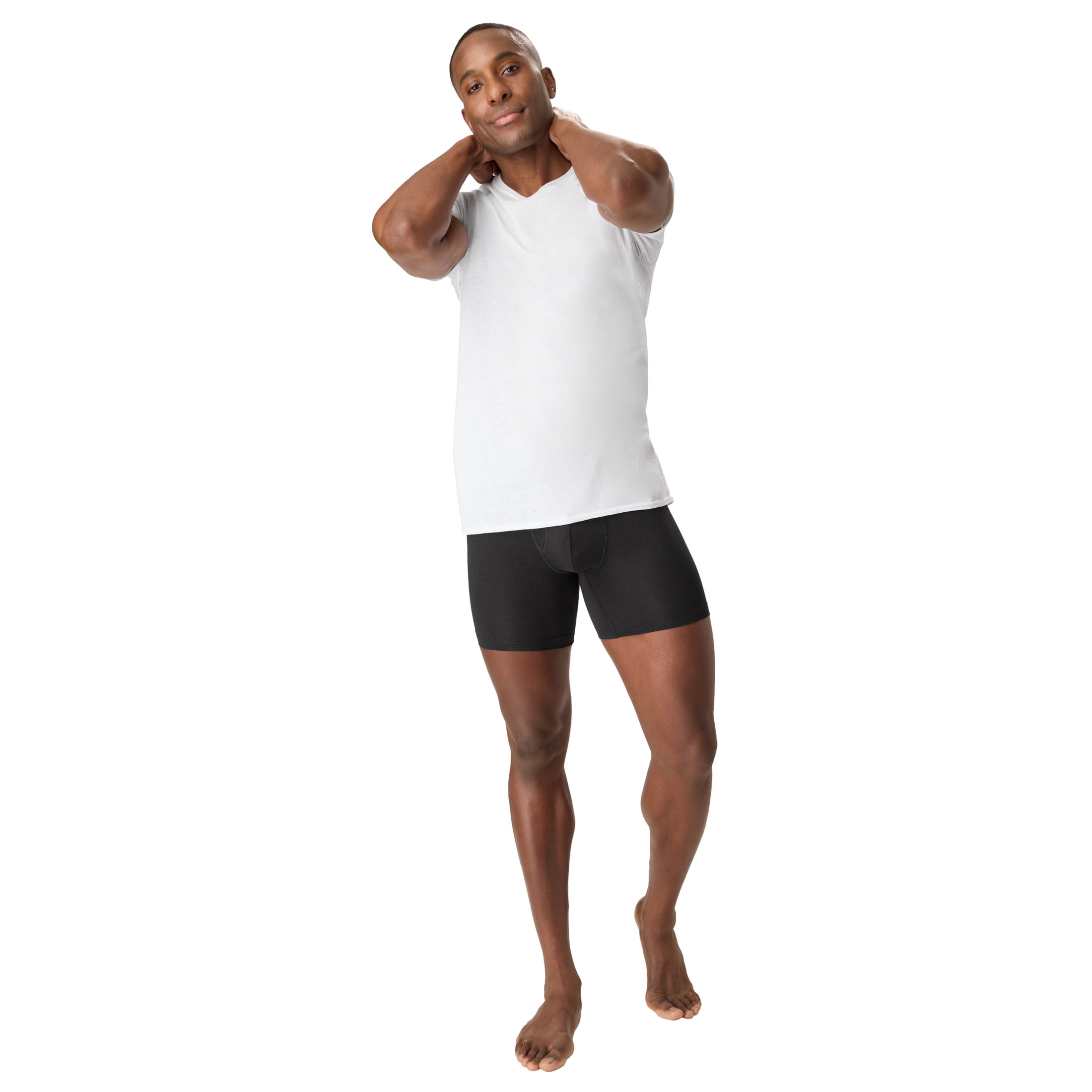 Hanes Mens Underwear Boxer Briefs, 3-Pack, Comfort Flex Fit Total Support Pouch CFFSF3
