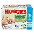 thumbnail image 1 of Huggies Natural Care Plus Lingettes, 15 Paquets de 72, 1 of 6