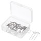 thumbnail image 1 of Uxcell T Pins, 1 Inch Straight T Pins para el hogar, oficina, plateado, 50Pack, 1 of 6