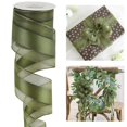thumbnail image 1 of Cinta decorativa HUIHUANG, verde musgo, 6,35 cm x 9,1 m, con cable, 1 of 7