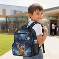 thumbnail image 4 of Jeiento Cute Cat Toddler Backpack for Kids 3-5, v13.5 Inch Preschool Bag for Girls, Boys Lightweight School Backpack with 2 Side Mesh Pockets for Travel, 4 of 7