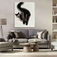 thumbnail image 4 of Stupell Industries Modern Fun Black Cat Behind Canvas Art, 36 x 48, by Melissa Wang, 4 of 8