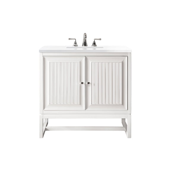 James Martin Vanities E645-V30-3Wz Athens 30" Free Standing Single Basin Vanity Set -