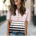 thumbnail image 2 of NAMTYQX Basic Tees for Women Short Sleeve Crewneck Fashion Relaxed Fit Womens Graphic T Shirts Pink Size L, 2 of 5