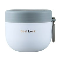 Wmkox8yii Vacuum Insulated Food Jar,Stainless Steel Thermal Food Container Food Thermos Soup Cup Leak Proof Hot Cold Food for Office Picnic Travel Outdoors