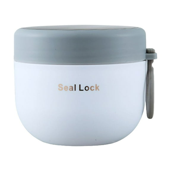 Wmkox8yii Vacuum Insulated Food Jar,Stainless Steel Thermal Food Container Food Thermos Soup Cup Leak Proof Hot Cold Food for Office Picnic Travel Outdoors