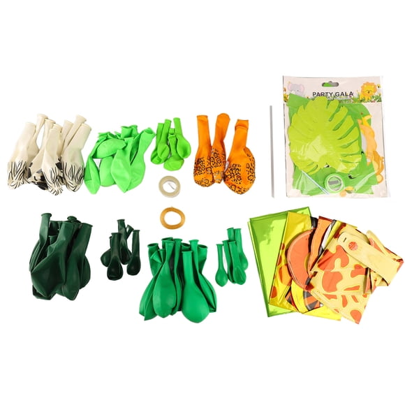 Globo Animales Cumpleaños Decoración Reutilizable Látex Hermoso Tema Fiesta Suministros Verde