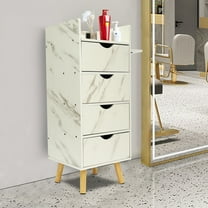 35*30*81cm Salon Storage Cabinet Hair Styling Barber Station Beauty Shop Cabinet 4 Drawers