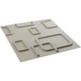 thumbnail image 6 of Ekena Millwork 11 7/8"W x 11 7/8"H Oslo EnduraWall Decorative 3D Wall Panel, UltraCover Satin Blossom White (Covers 0.98 Sq. Ft.), 6 of 6