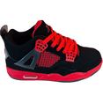 thumbnail image 5 of Loonyx Big Kids' Comfort Athletic Suede Sneaker, Black, Size 4, 5 of 7