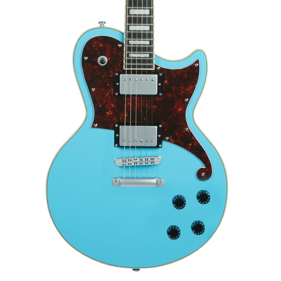 D'Angelico Premier Taz Atlantic Solid-Body Electric Guitar, Sonic Blue