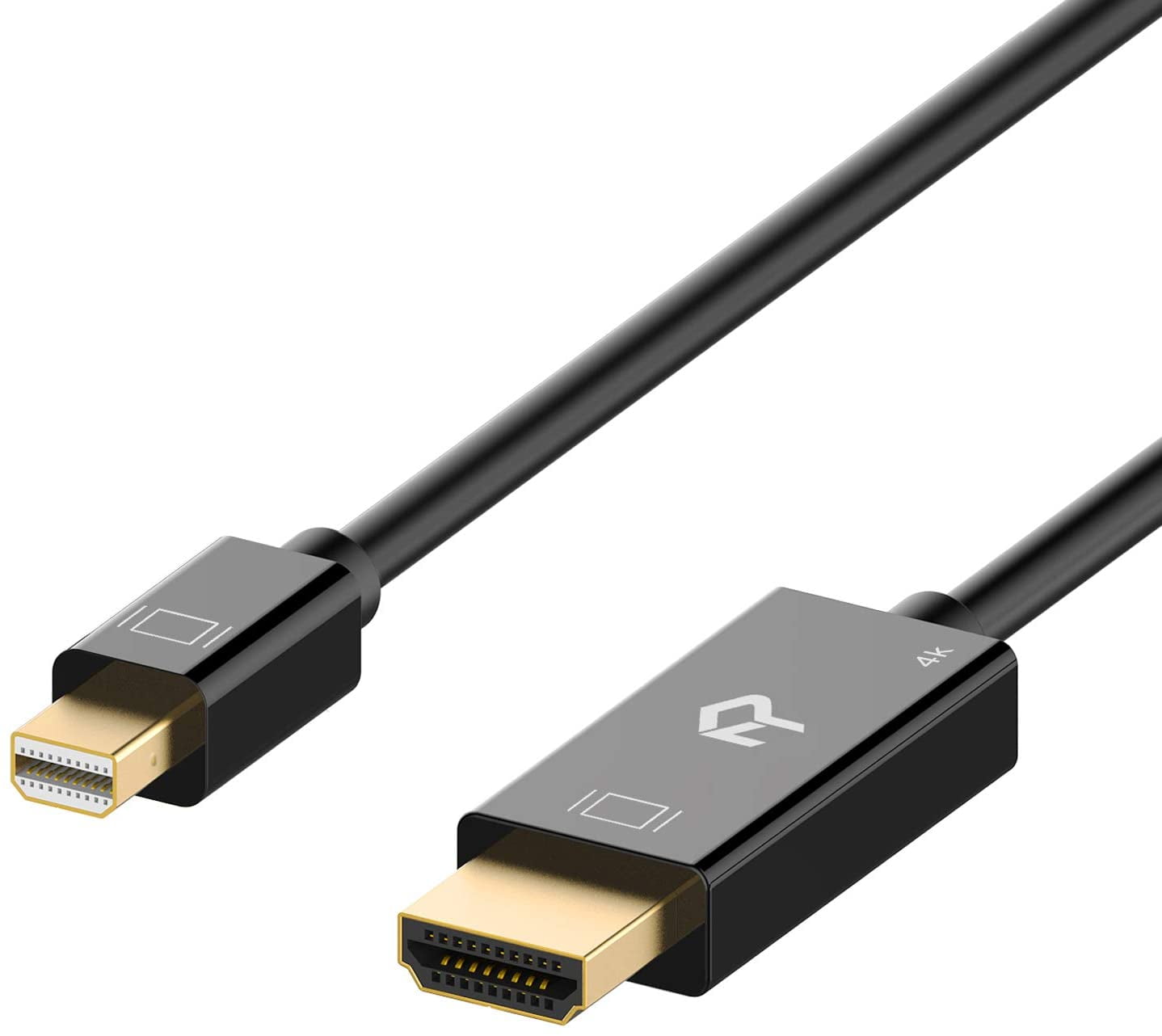 Rankie Mini (Mini DP) to HDMI Cable, 4K 6 Feet - Walmart.com