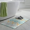 thumbnail image 2 of Yuma Indoor/Outdoor Blue Bohemian Ikat 1'8" x 2'6" Non-Skid Accent Rug, 2 of 8
