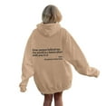 thumbnail image 2 of Dear Person Behind Me Hoodies for Women Mental Health Matters Inspirational Positive Hooded Sweatshirt with Pockets, 2 of 6