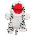 thumbnail image 3 of KAKOWELY Marionetas de peluche para contar historias, marionetas de mano interactivas de animales, marionetas de mano de tigre de peluche de dibujos animados, 3 of 5