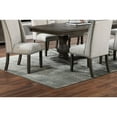 thumbnail image 7 of 9 Piece Dining Set | Ideal for Special Dinners | Oak Finish and Intricate Details | Sturdy Pedestal Table, 7 of 7