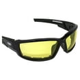 thumbnail image 7 of Global Vision Sly Yellow Foam Padded Motorcycle Sunglasses for Bikers Moped ATV Quad, 7 of 7