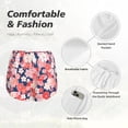 thumbnail image 6 of Lsque Japanese Cherry Blossoms Printed Women's Running Shorts with Liner Pockets,Elastic Quick Dry Workout Athletic Gym Yoga Shorts,Womens High Waist Shorts-Large, 6 of 9