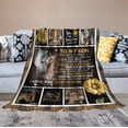 thumbnail image 3 of Horse Blanket Horse Throw Blanket Gifts for Boys Son from Mom Dad Comfort Cozy Warm Flannel Blanket for Couch Sofa Bed 60"x80", 3 of 6