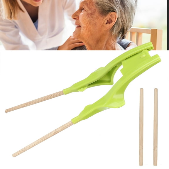 Brrnoo Disabled Chopsticks Elderly Auxiliary Training Learning Chopsticks Eating Helper For Elderly Patient,Recovery Learning Chopsticks,Elderly Training Chopsticks