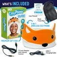 thumbnail image 4 of CozyPhones 3.0 Kids Headphones Wireless & Wired with Volume Limiting, Perfect Toddler Earphones - Includes Wired Option & Travel Bag. Great for Girl or Boy, School, Home and Travel - Fox, 4 of 10