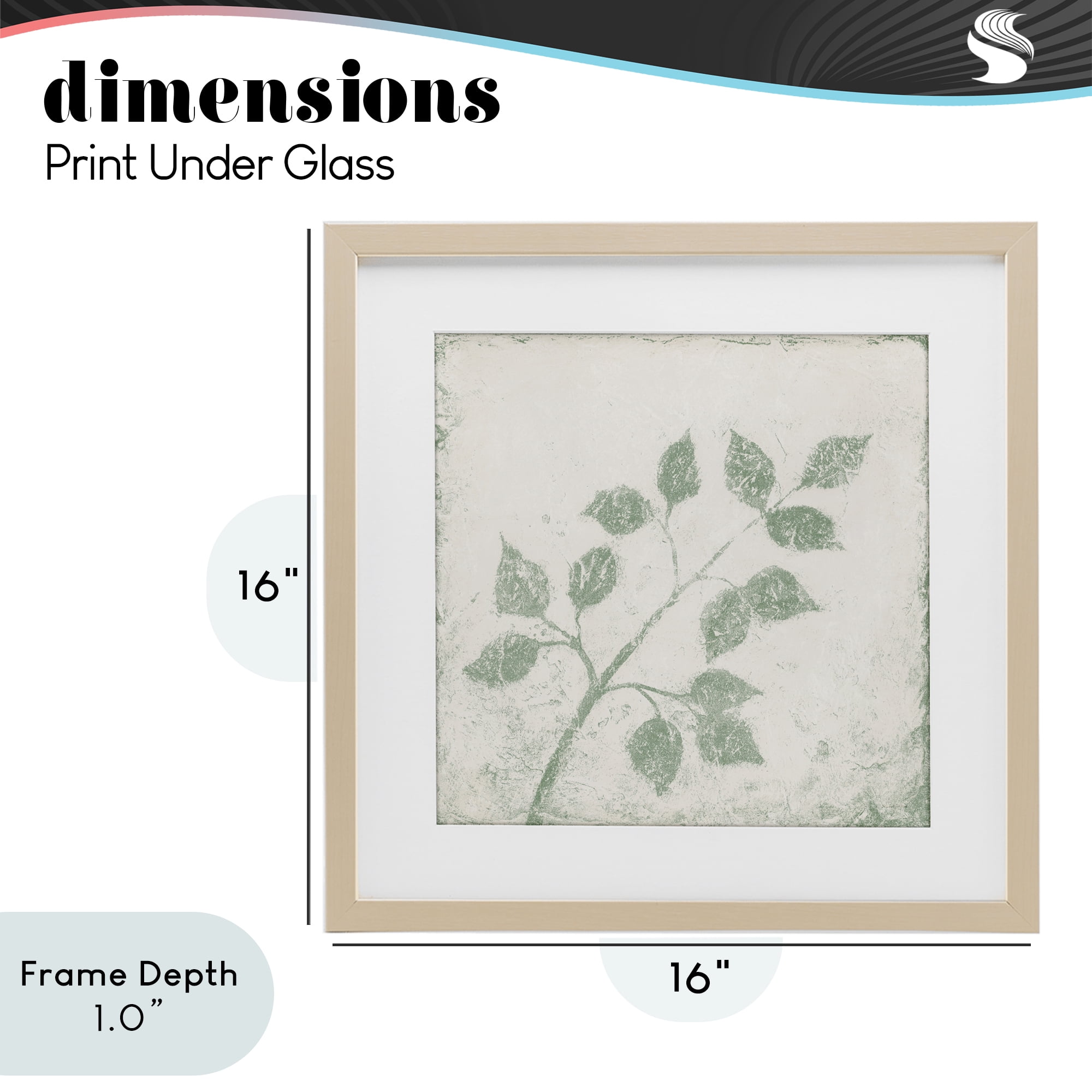 Stupell Industries November Leaves Tree Branches Birch Framed Print Under Glass, design by Michael Marcon