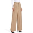thumbnail image 2 of Sundazz Women's Dress Pants Wide Leg Work Pants High Waisted Business Casual Trousers with Pockets, 2 of 9