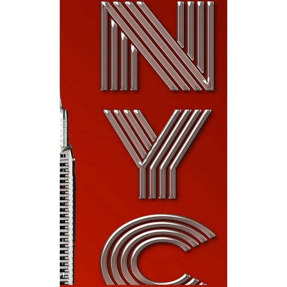 Chrysler Building New York City Drawing Creative journal: NYC Chrysler Red Creative Drawing writing Journal., (Hardcover)