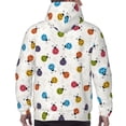 thumbnail image 7 of Sikiie Cute Ladybugs Men's Hoodie, Essentials Hoodie, Sweatshirt, Pullover Hooded Sweatshirt for Men-Medium, 7 of 7