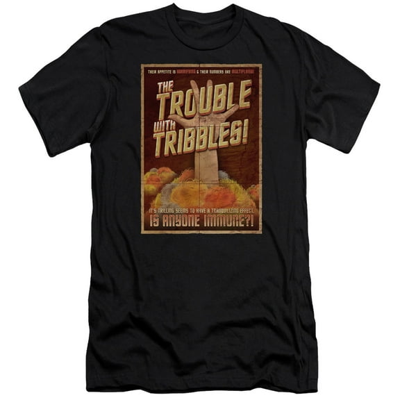 Star Trek - Tribbles: The Movie - Premium Slim Fit Short Sleeve Shirt - Large