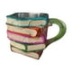 thumbnail image 1 of Taza de libro pintado, novedosa taza de café con libros pintados, colección única de tazas de café apilables, regalos para amantes de la literatura, un vaso, 1 of 2