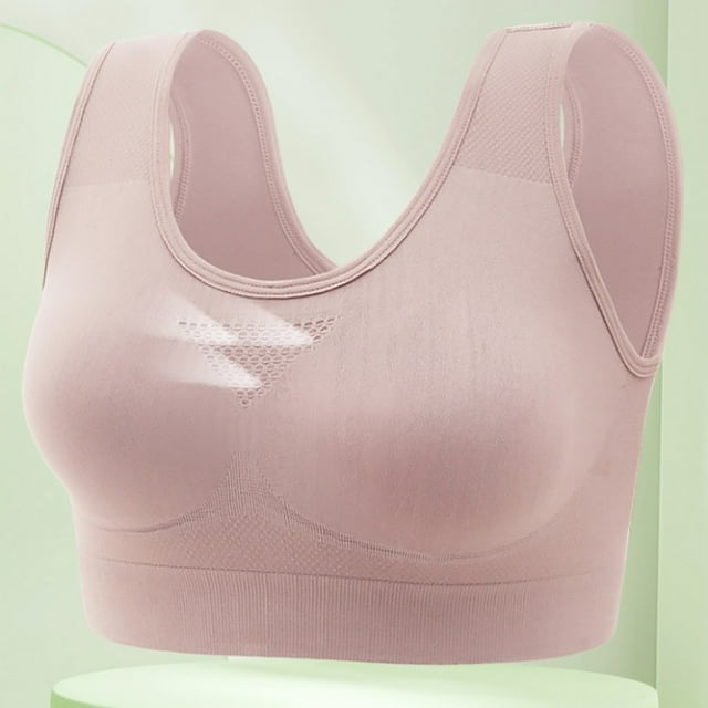 Daisyyozoid Discount Womens Seamless Sports Bra Ruched Bras Padded Workout Tops Medium Support Crop Tops