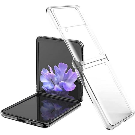 Phone Case for Samsung Galaxy Z Flip 3 5G Case, Luxury Transparent