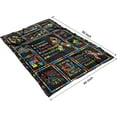 thumbnail image 4 of Autism Blanket Puzzle Cure Awareness Flannel Throw Gift for Childs Teens Adults Super Soft Lightweight Breathable Bed Sofa Couch Meaningful Colorful Foldable Unisex 100x130 Black 40x50, 4 of 5