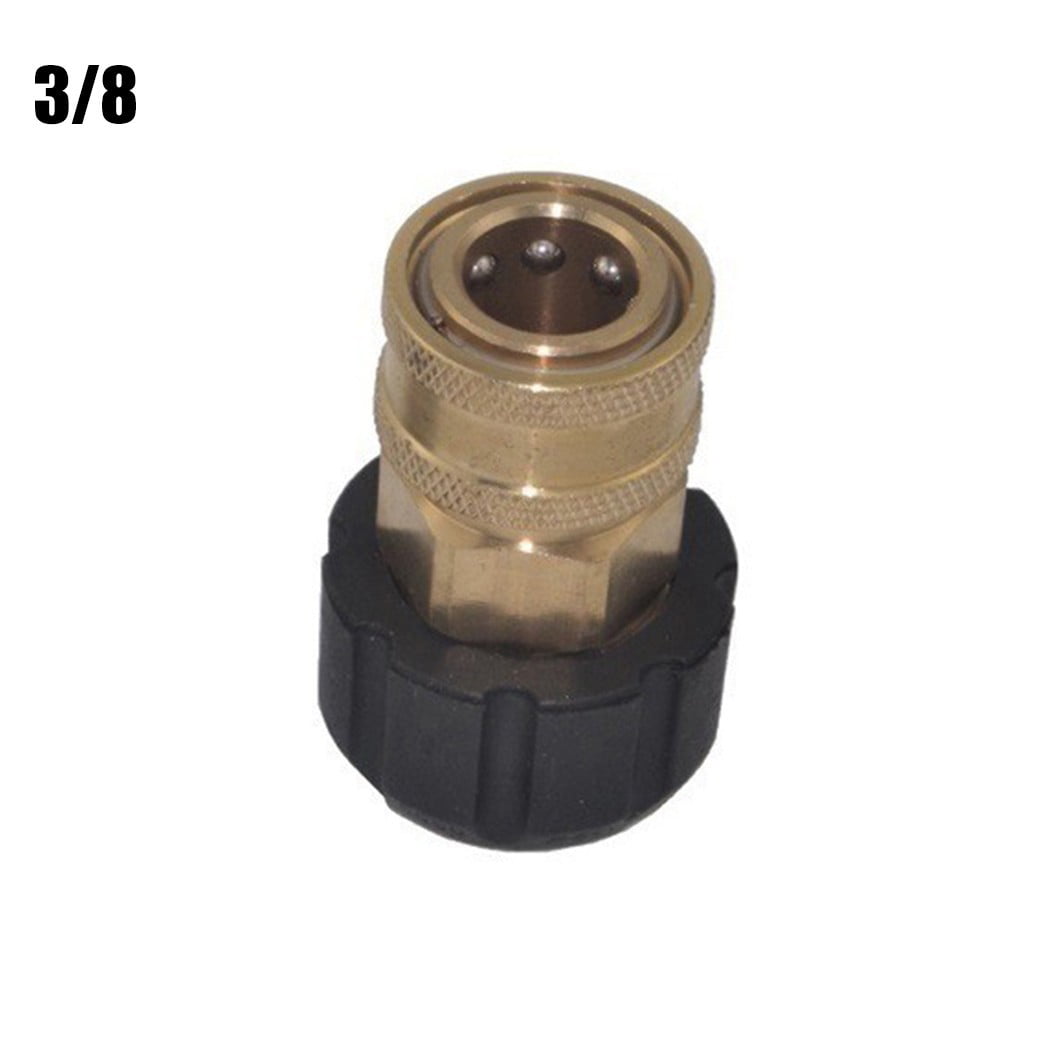 1/4 3/8 Quick Connect Female to M22 14 15 Female Pressure Washer Adapter 