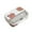 Brown, variant on Aespoir Four Compartment Lunch Box, 1250ML Adult Bento Box, Reusable Snack Containers, Microwave and Dishwasher safe, for Eating Out, Working, Camping