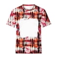 thumbnail image 5 of White Blouse for Women Dressy Casual Summer Womens V Neck T Shirts Loose Fit Black Tees Slim Fit Clearance Deals, 5 of 6