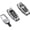 Silvery, variant on Zinc Alloy Key Fob Cover,Keychain,Full Protection Car Key Case for Audi A4 A5 A6 A7 Q5 R8 S4 S5 S6 S8 SQ5 SQ7 TT RS4 Smart Remote Keyless Keyshell Accessories