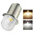 thumbnail image 3 of P13.5S LED Bulb for Flashlight, 6V/12V DC, 3000K Warm White/6000K White, 1SMD 2835 Chip, 120° Beam Angle, 50000 Hrs Lifespan, Replacement Lamp, 3 of 6