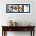 thumbnail image 2 of ArtToFrames Collage Photo Picture Frame with 4 - 6x8" Openings, Framed in White with Delft Blue and Black Mats (CDM-3966-890), 2 of 8