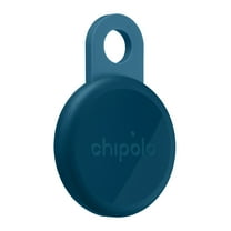 Chipolo LOOP - Rechargeable Bluetooth Tracking tag, Item Locator for Keys & Bags, Compatible with Apple Find My or Find Hub on Android, Out of Range Alerts for Android & Call Your Phone (Navy)