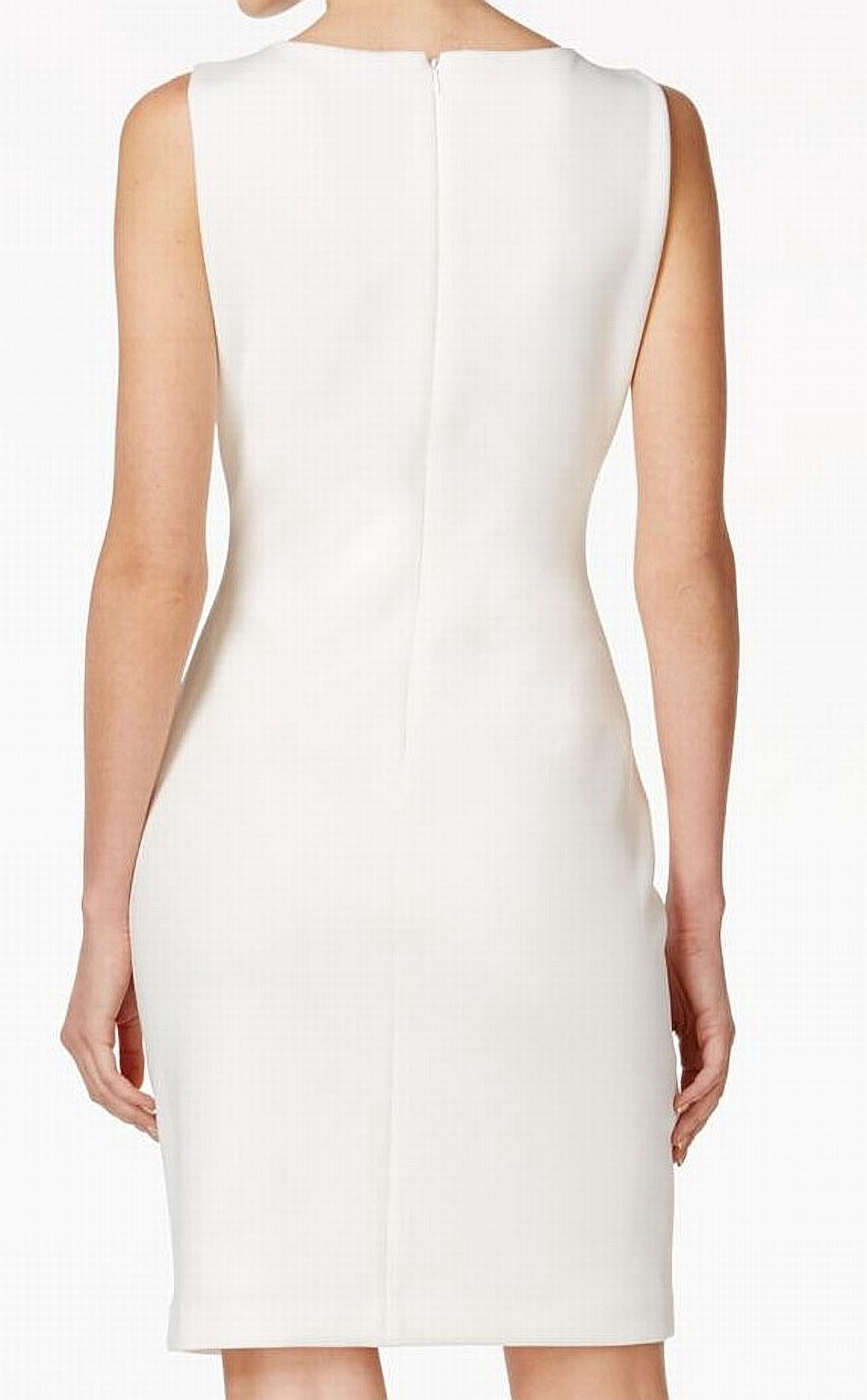 Calvin Klein Women's Embellished Scuba Sheath Dress (6, Cream) - Walmart.com