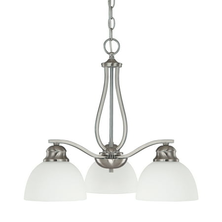 

Stanton Brushed Nickel 3 Light Chandelier