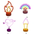 thumbnail image 4 of Billuyoard Decoración de de neón, ambiente divertido para cumpleaños y fiestas, decoración de , luz de pared de neón para pequeñas empresas Iluminación y accesorios Arcoíris, 4 of 6